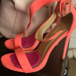 Orange heels
